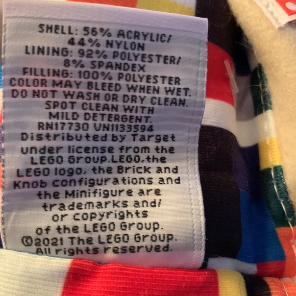 LEGO Limited Edition 20” Color Block Felt Stocking - Picture 7 of 10